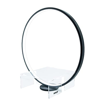 Circle Full Spectrum Plant Grow Light w/Display Stand, for Terrarium, Nano Fish Aquarium, Bonsai, Potted Plants. Gift for Mother's Day, Gift for Plant Lover (11.8 in/30cm Diameter)