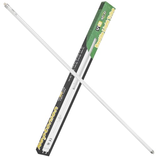 T5 HO UVB 5.0 Reptile Replacement Tube, 39W 34 in Linear Fluorescent Lamp, for Rainforest Reptiles - color: 5.0 Rainforest, size: 39W-34 Inch