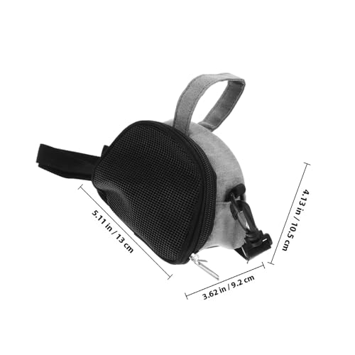 Beaupretty Small Animal Carrier Bag with Adjustable Breathable Mesh Shoulder Strap, Portable Small Pet Backpack for Hamster, Guinea Pig, Rat, and Reptile Travel Outdoors