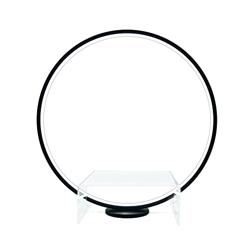 Circle Full Spectrum Plant Grow Light w/Display Stand, for Terrarium, Nano Fish Aquarium, Bonsai, Potted Plants. Gift for Mother's Day, Gift for Plant Lover (11.8 in/30cm Diameter)