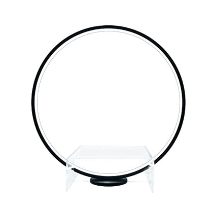 Circle Full Spectrum Plant Grow Light w/Display Stand, for Terrarium, Nano Fish Aquarium, Bonsai, Potted Plants. Gift for Mother's Day, Gift for Plant Lover (11.8 in/30cm Diameter)