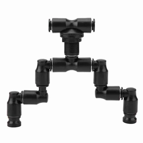 Reptiles Fogger Mist Sprinkler Rainforest Tank 360 Adjustable Aquarium System Connect 1/4 Tub Provides Rain Forest Spray Effect for Reptiles and Increases Humidity in The Feeder