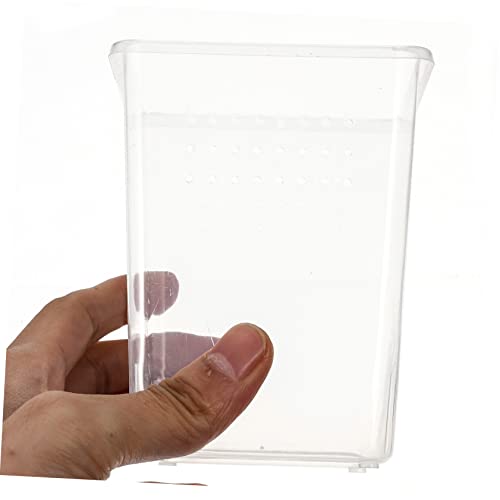 BESPORTBLE 3pcs Spider Habitat Boxes Small Reptile Enclosures for Tarantula Scorpion Gecko Lightweight Feeding Bins Ventilation for Optimal Pet Growth