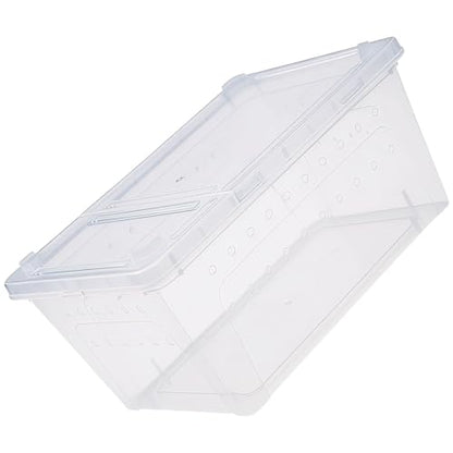 Reptile Terrarium with Ventilation for Small Animal Housing and Habitat - size: 32.5x22x15 cm