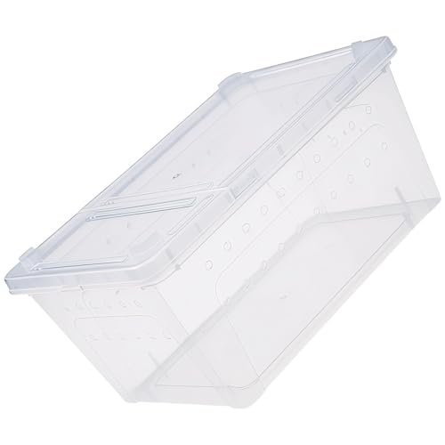 Reptile Terrarium with Ventilation for Small Animal Housing and Habitat - size: 32.5x22x15 cm