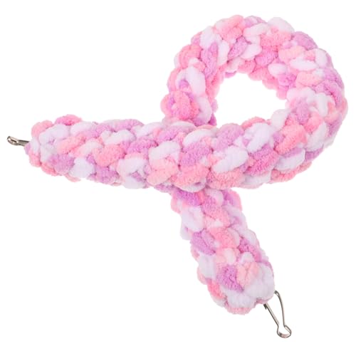 Parrot Climbing Rope Toy Swing for Birds for Playtime and Cage Decoration Soft Sturdy Design for Parrots Hamsters and Reptiles - color: Assorted Color