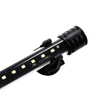 AQUANEAT Aquarium LED Submersible Light 7.5 Inch Underwater Fish Tank Light (White) - color: White