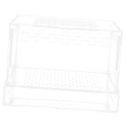 Totority Feeding Enclosure for Spider Scorpion and Gecko Lightweight Breeding Box Lid for Easy Observation and Maintenance Reptile Habitat Container