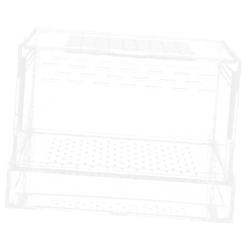 Totority Feeding Enclosure for Spider Scorpion and Gecko Lightweight Breeding Box Lid for Easy Observation and Maintenance Reptile Habitat Container