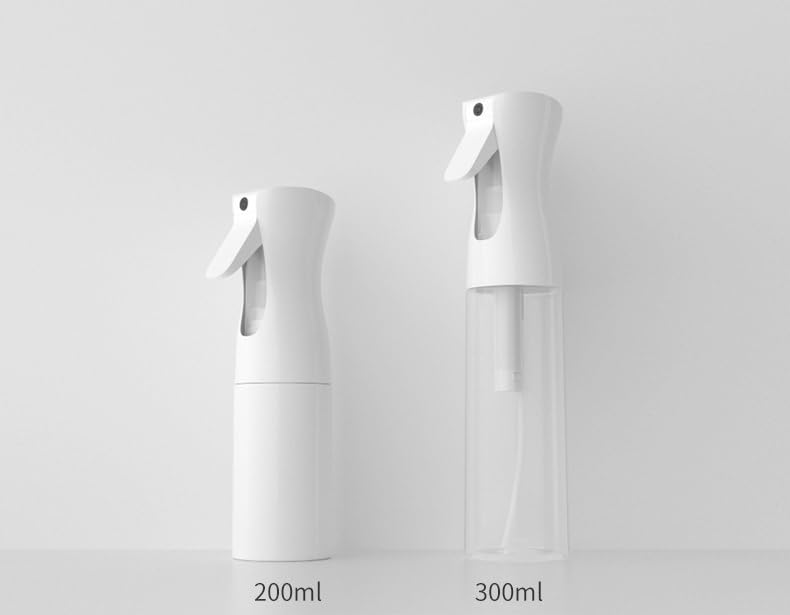 Continuous Mist Spray Bottle, 300ml/10.1oz (White, 10.1OZ/300ml) - color: White