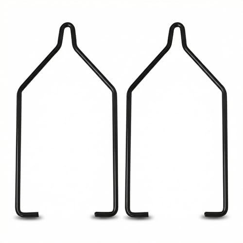 2 Pack Fixing Clip Reptile Dual Lamp Stand Lamp Hanger Holder, Reptile Lamps for Glass Terrarium Heating Light, Suitable for Breeding Tank and Glass Container and Water Tank