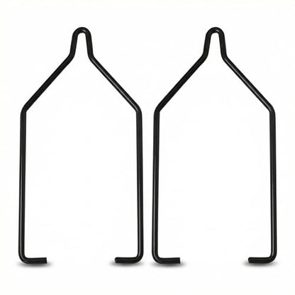 2 Pack Fixing Clip Reptile Dual Lamp Stand Lamp Hanger Holder, Reptile Lamps for Glass Terrarium Heating Light, Suitable for Breeding Tank and Glass Container and Water Tank
