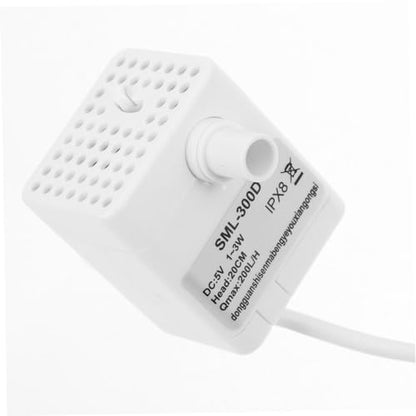 Abaodam USB Powered Mini Submersible Water Pump for Aquariums Fish Tanks and Hydroponics Efficient Water Saving Quiet Operation for Indoor and Outdoor Use