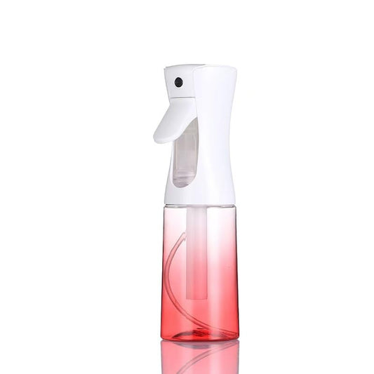 ZALUJMUS Ultra Fine Mist Spray Bottle, 50ml Continuous Sprayer, Plastic Reusable Container for Hair, Travel Size, Hand Wash Care, Sport Theme (Gradient Red) - color: Gradient Red