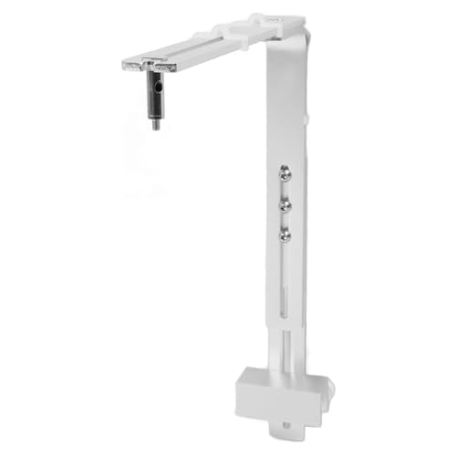 Jiawu Fish Tank Light Stand, Adjustable Height Lightweight Aluminum Alloy High Stability Fish Tank Light Bracket, Reptile Lamp Stand with Hex Wrench Screws for Aquariums Reptile Tanks (Silver) - color: Silver
