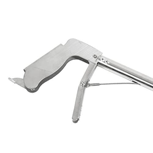 Alomejor 30in Aquarium Tweezers Fish Long Reach Tongs for Crab Seafood Octopus(Straight Clip)