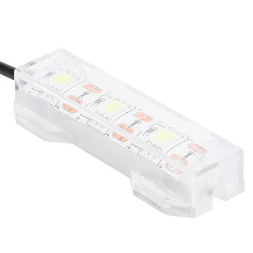 LED Aquarium Lighting 2.4x0.8inch Small Aquarium Water Plant Light Desktop Fish Tank Mini Decoration Soft LED Lamp Aquarium Lights