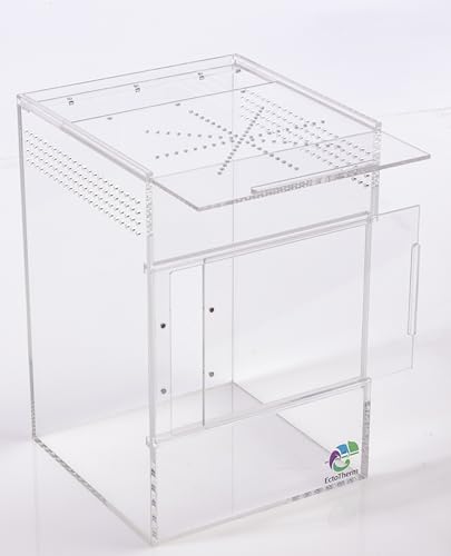 EctoTherm Jumping Spider Enclosure - for Habitat, Terrarium Kit and Arboreal Tarantula Enclosure - size: Small/Medium