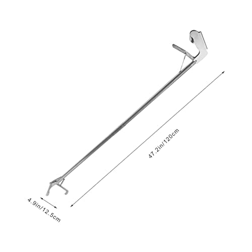 balacoo Folding Snake Catcher Clip Tool Stainless Steel Snake Grabber Stick Lock Clamp for Handling for Gardens and Outdoors