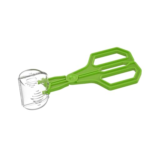 Hygienic Reptiles Feeding Instrument Clear Creature Catcher Multipurpose Tongs Comfort Handle for Safe Creature Handling Reptiles Feeder Tongs - color: Green, size: C
