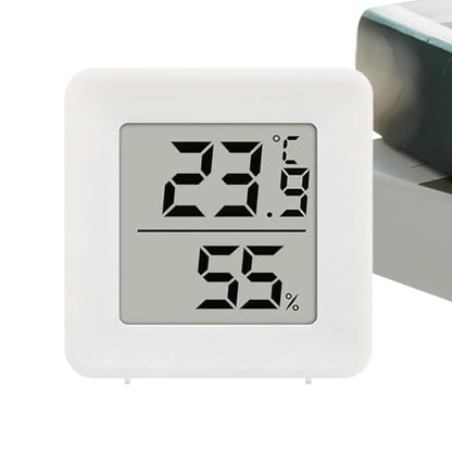 Moisture Meter - Battery Operated Gauge Hydrometer for Accurate Indoor Humidity and Temperature, Compact Design with Easy Read Display, Meter for Terrarium Incubator Greenhouse Bedroom Indoor