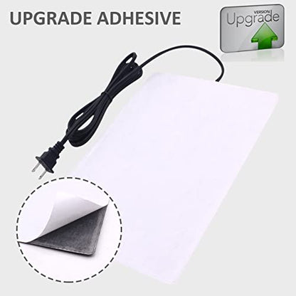 Aiicioo Reptile Heating Pad - Hermit Crab Heater Heat Mat for Reptiles Snake Lizard Terrarium 8 Watt - size: 6" X 8"(8W)