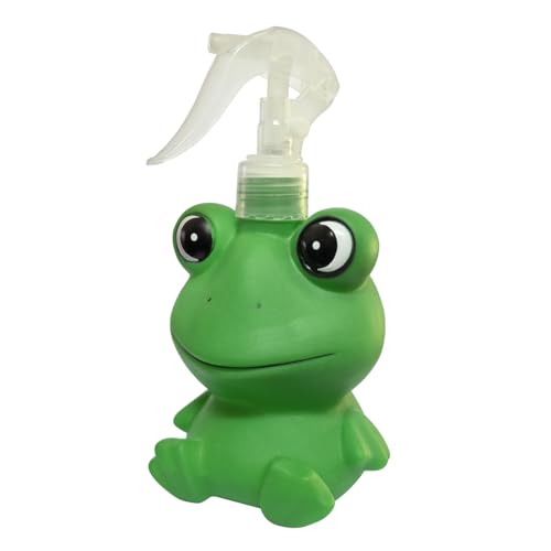 Cute Plastic Spray Bottle Duck Frog Cartoon Animal Plant Sprayer Cleaning Liquid Spray Bottle, Empty Bottles for Flowers Plants Gardens, Cleaning Houses and Cars (frog) - color: frog