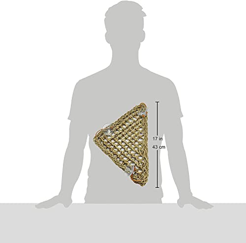 Niteangel Bearded Dragon Hammock Reptile Lounger for Chameleon, Lizards, Gecko, Snakes, Lguana Reptiles, Geckos (Triangle 17'' x 12.5'') - size: Triangle 17'' x 12.5''