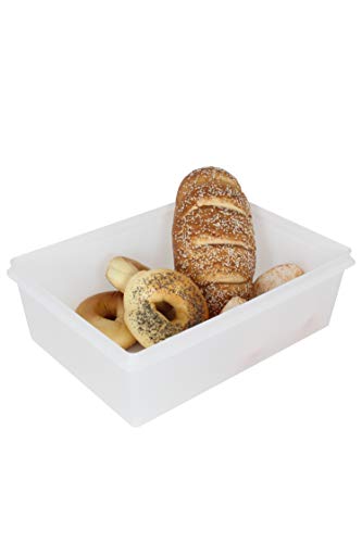 Fish Tubs/Food Storage Bins 25lb 11.5" x 15.5" x 5", Pack of 20- Deep Container Bases Only - size: 20 Deep Bases