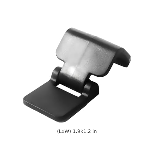 6 Pcs Terrarium Lock for 0.7 in / 1.7 cm Lid, Black Plastic Aquarium Clips, Old Version Escape Reptile Clips, Reptile Cage Lock, Lid Latch for Pet Terrarium