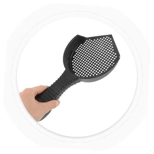Toddmomy 2pcs Cat Litter Scoop Set Durable Plastic Poop Shovel with Ergonomic Handle for Easy Use for Litter Box and Reptile Terrarium Waste Cleanup
