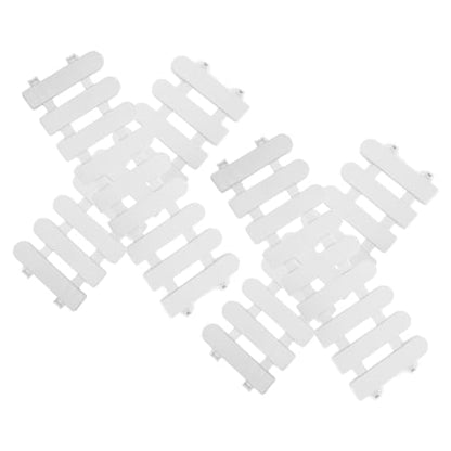 4pcs Plastic Pet Fences Outdoor Tortoise Enclosure Portable Isolation Pen for Reptile Breeding and Sunbathing