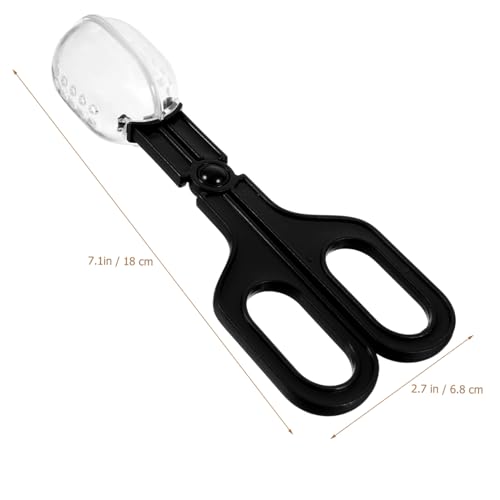UKCOCO 3Pcs Small Plastic Hamster Waste Scoop Durable Poop Picker with Ergonomic Design for Small Pets Easy to Store with Portable Handle for Guinea Pig and Reptile