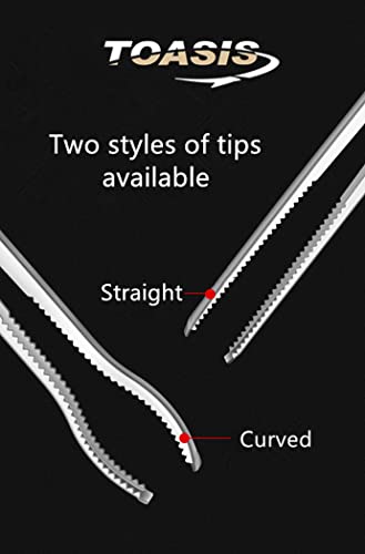 Toasis Stainless Steel Crabbing Tongs for Live Crabs Eels (Mixed-2pack) - style: Mixed-2pack