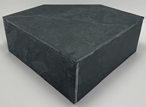 TheFrogHouse Slate Stone Reptile Hide 10x10x4 Bottomless Natural Cave Decor