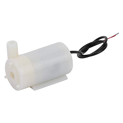 Micro Submersible Water Pump USB Powered Mini Water Pump for Aquariums Fish Tanks Computer Cooling Systems White Plastic 43x23x31mm 3-5V DC