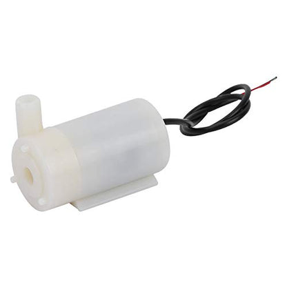 Micro Submersible Water Pump USB Powered Mini Water Pump for Aquariums Fish Tanks Computer Cooling Systems White Plastic 43x23x31mm 3-5V DC
