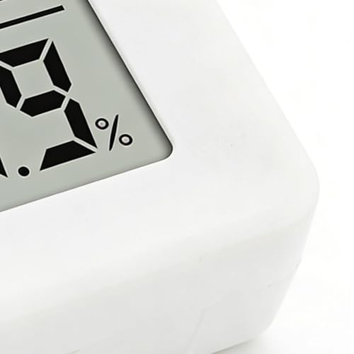 Moisture Meter - Battery Operated Gauge Hydrometer for Accurate Indoor Humidity and Temperature, Compact Design with Easy Read Display, Meter for Terrarium Incubator Greenhouse Bedroom Indoor