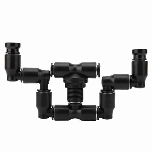 Reptiles Fogger Mist Sprinkler Rainforest Tank 360 Adjustable Aquarium System Connect 1/4 Tub Provides Rain Forest Spray Effect for Reptiles and Increases Humidity in The Feeder