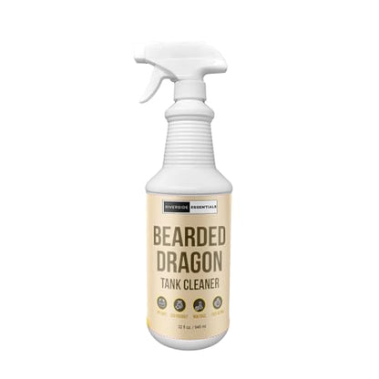 Bearded Dragon Tank Cleaner – 32oz No-Rinse Cage & Habitat Spray – Fast Odor Eliminator & Waste Remover – Pet Safe, Non-Toxic Formula – Easy Terrarium Cleaning – Made in USA