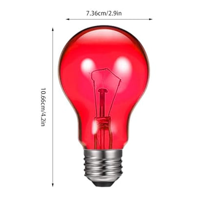 Heat Lamp for Reptiles - Terrarium Chickens Basking Light, 100w UVA Infrared with Aluminum Reflection Dome, Aquarium Brooder Habitat Ceramic Heater, Vivarium Pet Supplies E26 Socket for Lizard - color: Wine Red