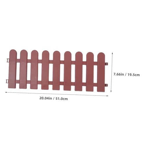 Toyvian 4pcs Outdoor Tortoise Enclosure Playpen Durable Decorative Garden Fence for Reptiles Small Pets Easy to Assemble Weather-Resistant Barrier for Patio