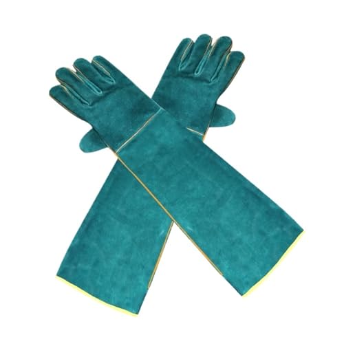 Compatible for Thickened Anti-bite Anti-scratch Gloves Protective Hand Wear for Reptile Handling