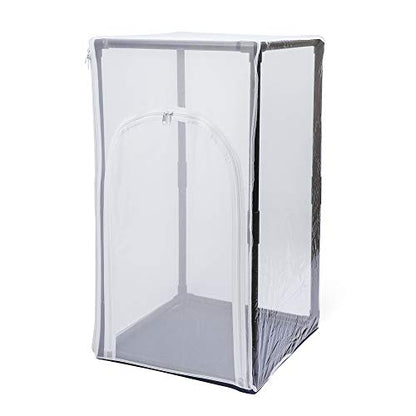 30" Large Monarch Butterfly Habitat Cage, Outdoor Insect Mesh Cage Terrarium (Diameter 19mm Pipe) - style: Cover Wraps Frame 30" Tall (DIA 19mm Pipe)