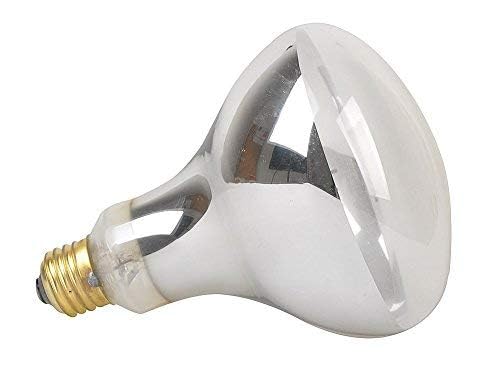 LUCKY HERP Reptile UVA UVB Mercury Vapor Bulb Lamp,Screw Thread,125 Watt (Coated)