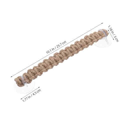 Hemoton 3pcs Hermit Crab Climbing Toys Rope Ladder Supplies Reptile Vines Tank Terrarium Habitat Decor Accessories for Geckos Lizards Snakes