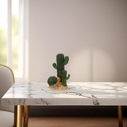 Toyvian Artificial Cactus Plants Large Resin Simulation for Reptile Terrarium Desert Landscape Decoration Suitable for Turtle and Lizard Habitat