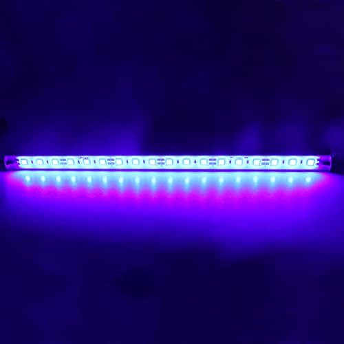 LEDENET 12" Blue 440nm Waterproof IP67 LED Aquarium Fish Tank Light 5050 18 LEDs 12V DC Aluminum Rigid LED Lights Fixture for Plant Grow, Saltwater Freshwater Fish, Reef Tank Lighting - size: 1 x 12'' 440nm