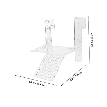 Mipcase 1pc Turtle Basking Platform Wall-Mounted Climbing Island for Aquariums Encourages Exercise and Rest for Turtles and Reptiles for Deep Water Tanks Style