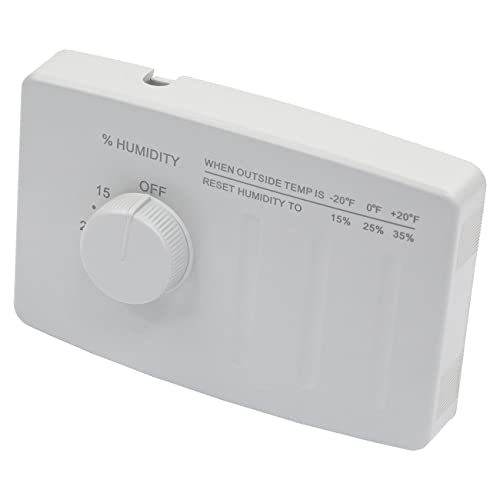 4655 Manual Digital Control Humidistat Will Close The Control Switch for Whole Home Humidifier, Manual Water Saver Furnace Humidifier, Large Capacity